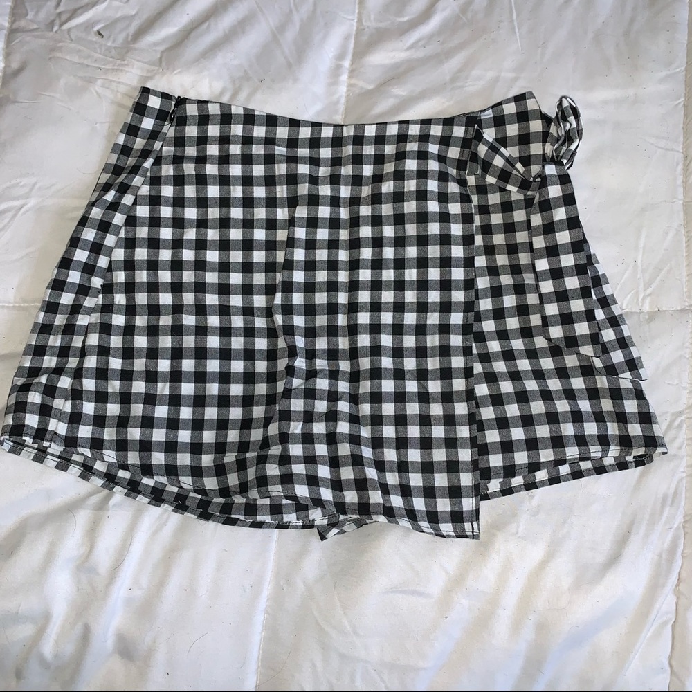 Plaid skort